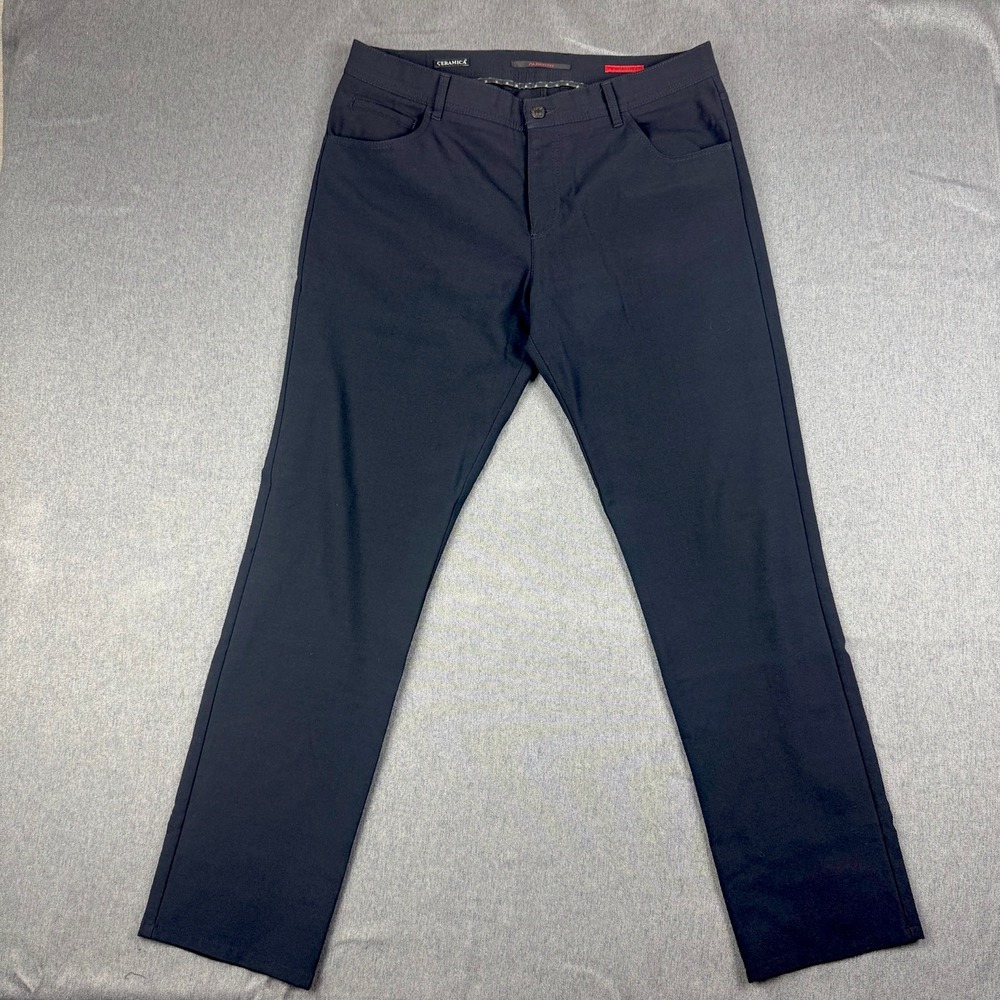 Alberto Stone Modern Fit Ceramica Pants Mens 34x32* Dark Gray / Black Wedding